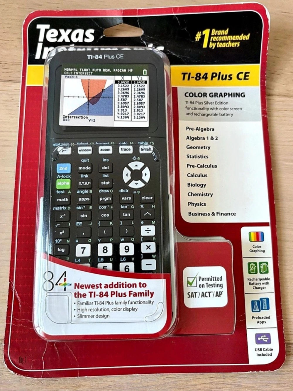 Texas Instruments TI-84 Plus CE Graphing Calculator New